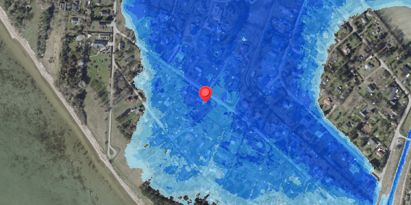 Oversvømmelsesrisiko fra vandløb på Dalvej 23, 4760 Vordingborg