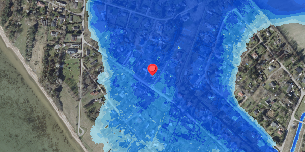 Oversvømmelsesrisiko fra vandløb på Dalvej 28, 4760 Vordingborg