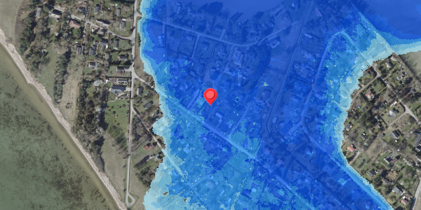 Oversvømmelsesrisiko fra vandløb på Dalvej 32, 4760 Vordingborg