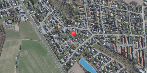 Oversvømmelsesrisiko fra vandløb på Engvej 9, . , 4760 Vordingborg