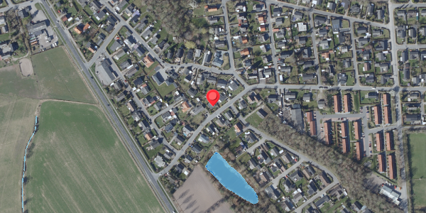 Oversvømmelsesrisiko fra vandløb på Granvej 13, 4760 Vordingborg