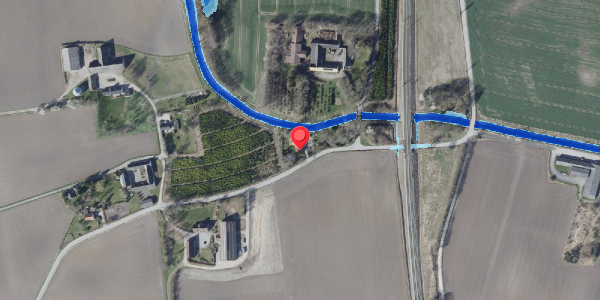 Oversvømmelsesrisiko fra vandløb på Hovvejen 21, 4760 Vordingborg