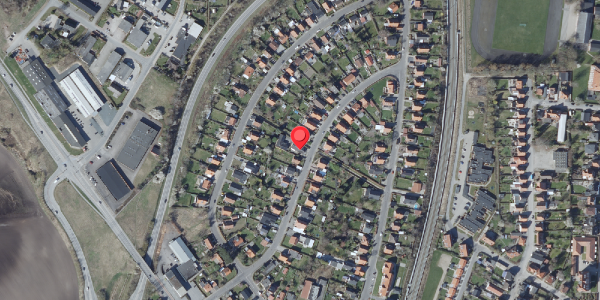 Oversvømmelsesrisiko fra vandløb på Platanvej 21, 4760 Vordingborg