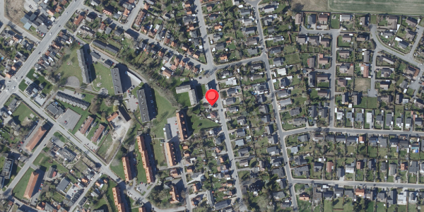 Oversvømmelsesrisiko fra vandløb på Solbakkevej 21, 4760 Vordingborg