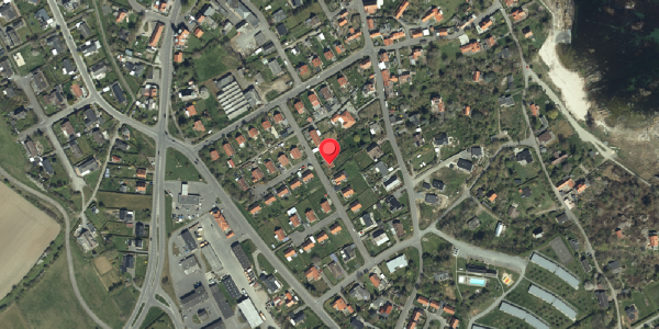 Oversvømmelsesrisiko fra vandløb på Birkeløkken 7, 3770 Allinge