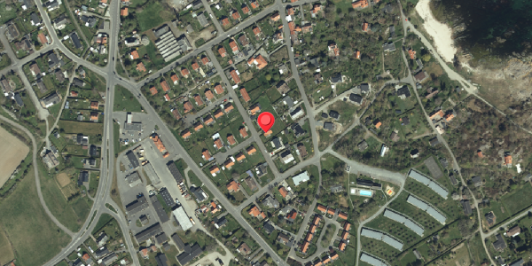 Oversvømmelsesrisiko fra vandløb på Birkeløkken 13, 3770 Allinge