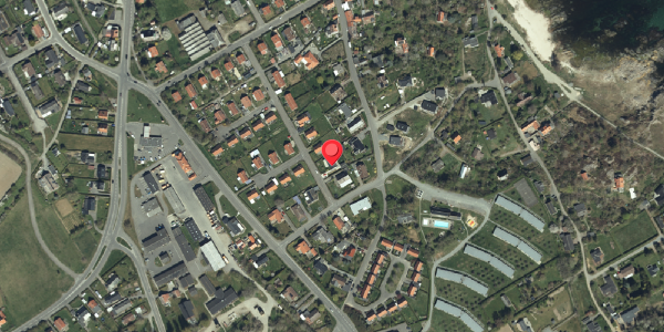 Oversvømmelsesrisiko fra vandløb på Birkeløkken 15, 3770 Allinge