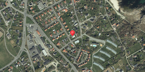 Oversvømmelsesrisiko fra vandløb på Birkeløkken 17, 3770 Allinge