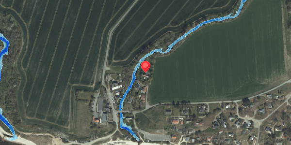 Oversvømmelsesrisiko fra vandløb på Boderne 14, . , 3720 Aakirkeby