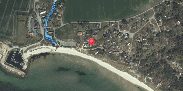 Oversvømmelsesrisiko fra vandløb på Boderne 24, . , 3720 Aakirkeby