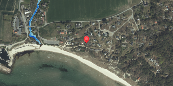 Oversvømmelsesrisiko fra vandløb på Boderne 29, 3720 Aakirkeby