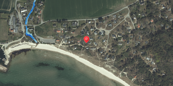 Oversvømmelsesrisiko fra vandløb på Boderne 30, 3720 Aakirkeby
