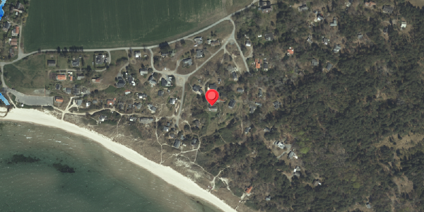 Oversvømmelsesrisiko fra vandløb på Boderne 42A, . , 3720 Aakirkeby