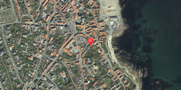 Oversvømmelsesrisiko fra vandløb på Brøndstræde 1, 3770 Allinge