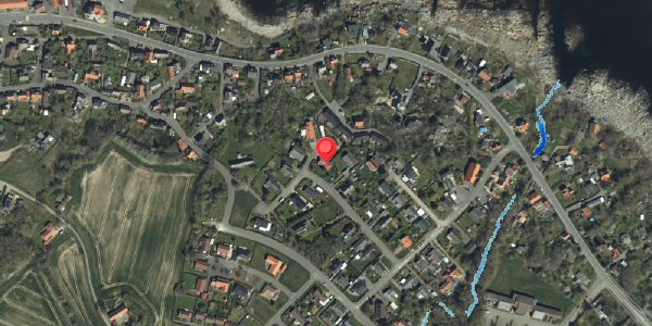 Oversvømmelsesrisiko fra vandløb på Buen 12, 3770 Allinge