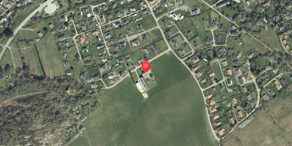 Oversvømmelsesrisiko fra vandløb på Fjeldvej 1, 3770 Allinge