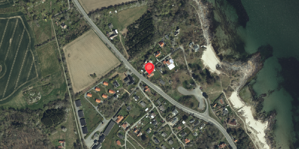 Oversvømmelsesrisiko fra vandløb på Gilbertstræde 2, 3770 Allinge