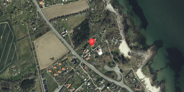 Oversvømmelsesrisiko fra vandløb på Gilbertstræde 3, 3770 Allinge