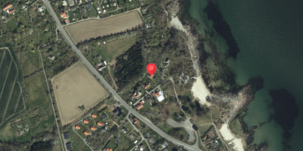 Oversvømmelsesrisiko fra vandløb på Gilbertstræde 5, 3770 Allinge