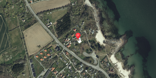 Oversvømmelsesrisiko fra vandløb på Gilbertstræde 6, 3770 Allinge