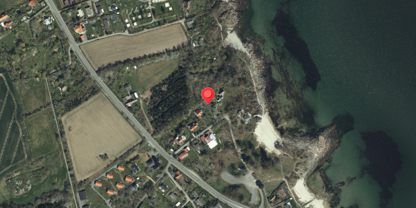 Oversvømmelsesrisiko fra vandløb på Gilbertstræde 7, 3770 Allinge