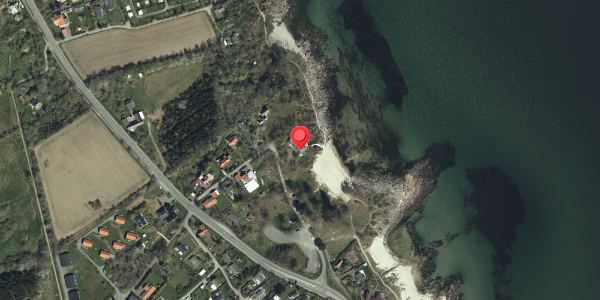 Oversvømmelsesrisiko fra vandløb på Gilbertstræde 13, 3770 Allinge