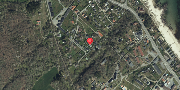 Oversvømmelsesrisiko fra vandløb på Gyvelvej 9, 3770 Allinge