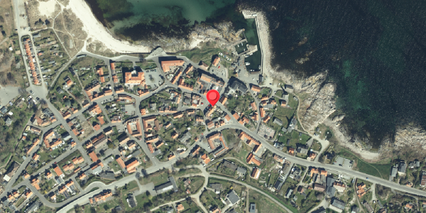 Oversvømmelsesrisiko fra vandløb på Hammershusvej 1, 3770 Allinge