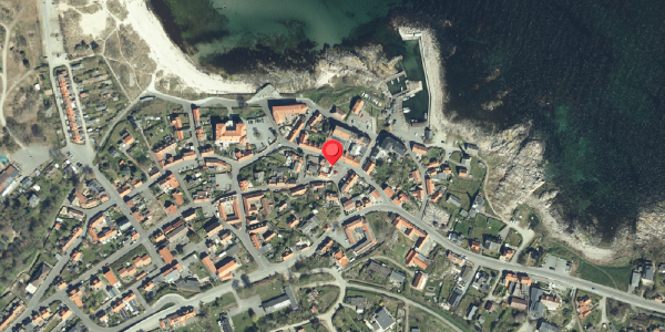 Oversvømmelsesrisiko fra vandløb på Hammershusvej 2, 3770 Allinge