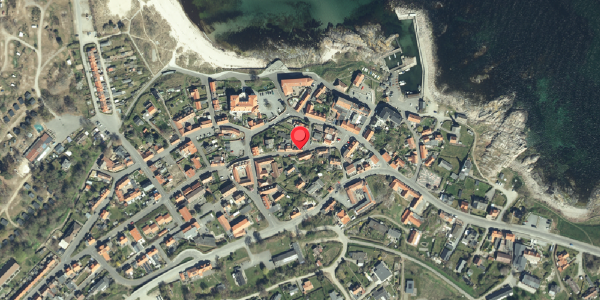 Oversvømmelsesrisiko fra vandløb på Hammershusvej 6, 3770 Allinge