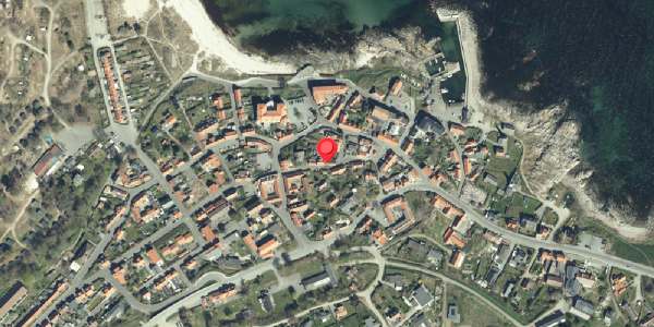 Oversvømmelsesrisiko fra vandløb på Hammershusvej 8, 3770 Allinge