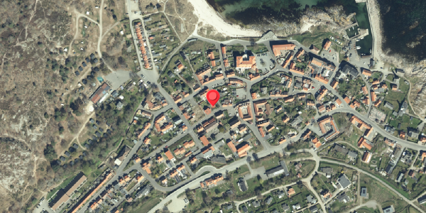 Oversvømmelsesrisiko fra vandløb på Hammershusvej 20, 3770 Allinge