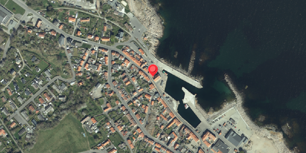 Oversvømmelsesrisiko fra vandløb på Havnegade 4A, 3770 Allinge