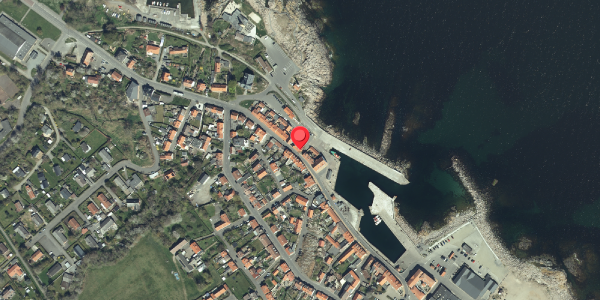 Oversvømmelsesrisiko fra vandløb på Havnegade 6, 3770 Allinge
