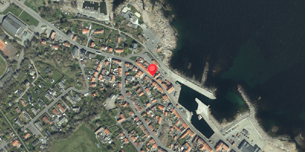 Oversvømmelsesrisiko fra vandløb på Havnegade 12A, 3770 Allinge