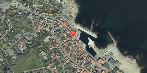 Oversvømmelsesrisiko fra vandløb på Havnegade 19, 3770 Allinge