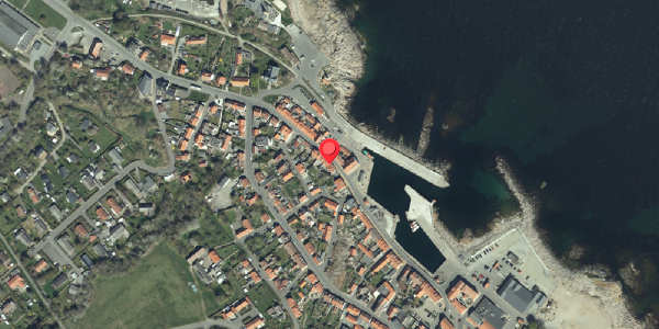 Oversvømmelsesrisiko fra vandløb på Havnegade 21, 3770 Allinge