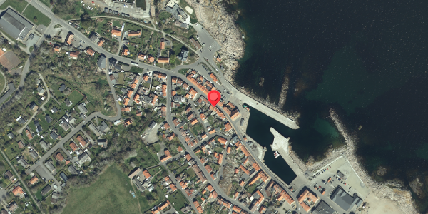 Oversvømmelsesrisiko fra vandløb på Havnegade 23, 3770 Allinge