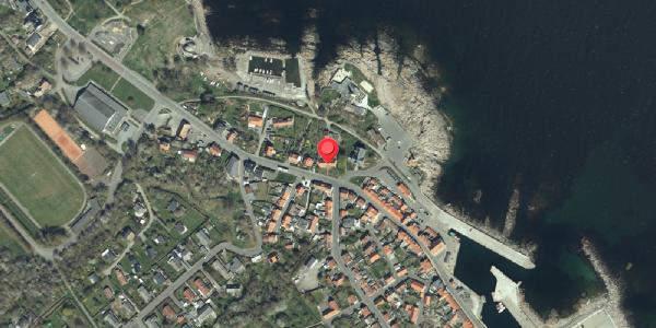 Oversvømmelsesrisiko fra vandløb på Havnegade 24, 3770 Allinge
