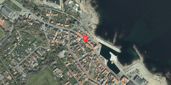 Oversvømmelsesrisiko fra vandløb på Havnegade 25, 3770 Allinge