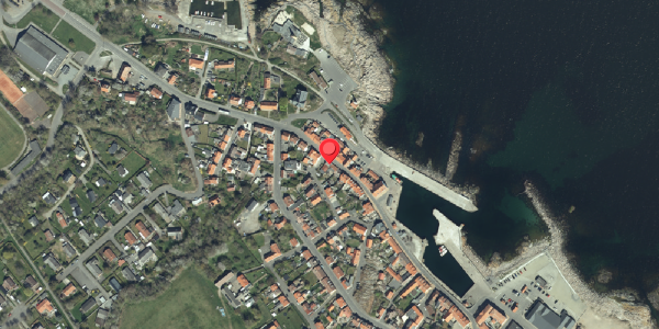 Oversvømmelsesrisiko fra vandløb på Havnegade 29, 3770 Allinge