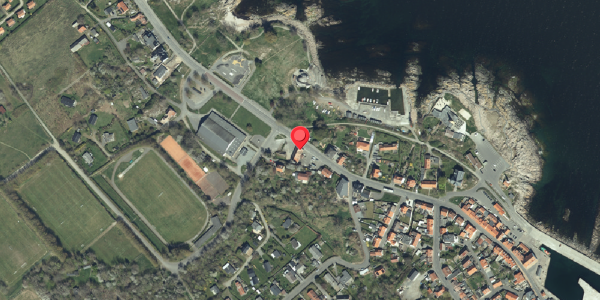 Oversvømmelsesrisiko fra vandløb på Havnegade 51, 3770 Allinge