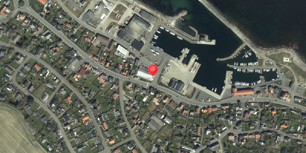 Oversvømmelsesrisiko fra vandløb på Havnevej 1, 3770 Allinge