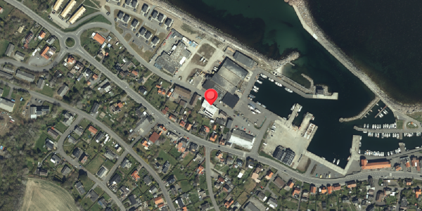 Oversvømmelsesrisiko fra vandløb på Havnevej 7, 3770 Allinge