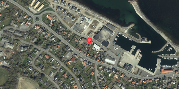Oversvømmelsesrisiko fra vandløb på Havnevej 15, 3770 Allinge