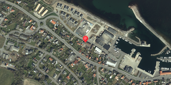 Oversvømmelsesrisiko fra vandløb på Havnevej 17C, 3770 Allinge