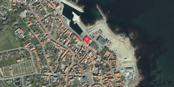 Oversvømmelsesrisiko fra vandløb på Høiers Gaard 1, 3770 Allinge