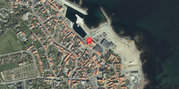 Oversvømmelsesrisiko fra vandløb på Høiers Gaard 5, 3770 Allinge