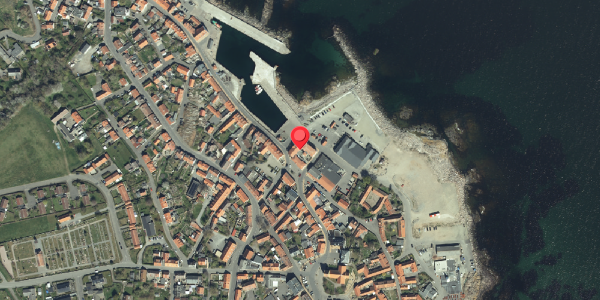 Oversvømmelsesrisiko fra vandløb på Høiers Gaard 7, 3770 Allinge