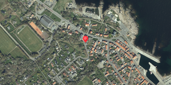 Oversvømmelsesrisiko fra vandløb på Kampeløkken 1, 3770 Allinge